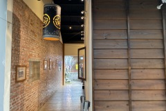 Hallway of a shop