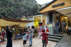 Outdoor camping area at Mr. Tree