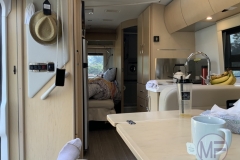View from the Front Passenger seat into the cabin