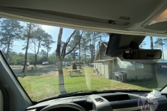 View from the front windshield