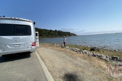 Enjoying the Bolinas Lagoon