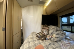 Master bedroom can be closed off with blinds