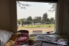 Large window by the master bed