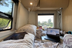 Love having so many windows in the bedroom